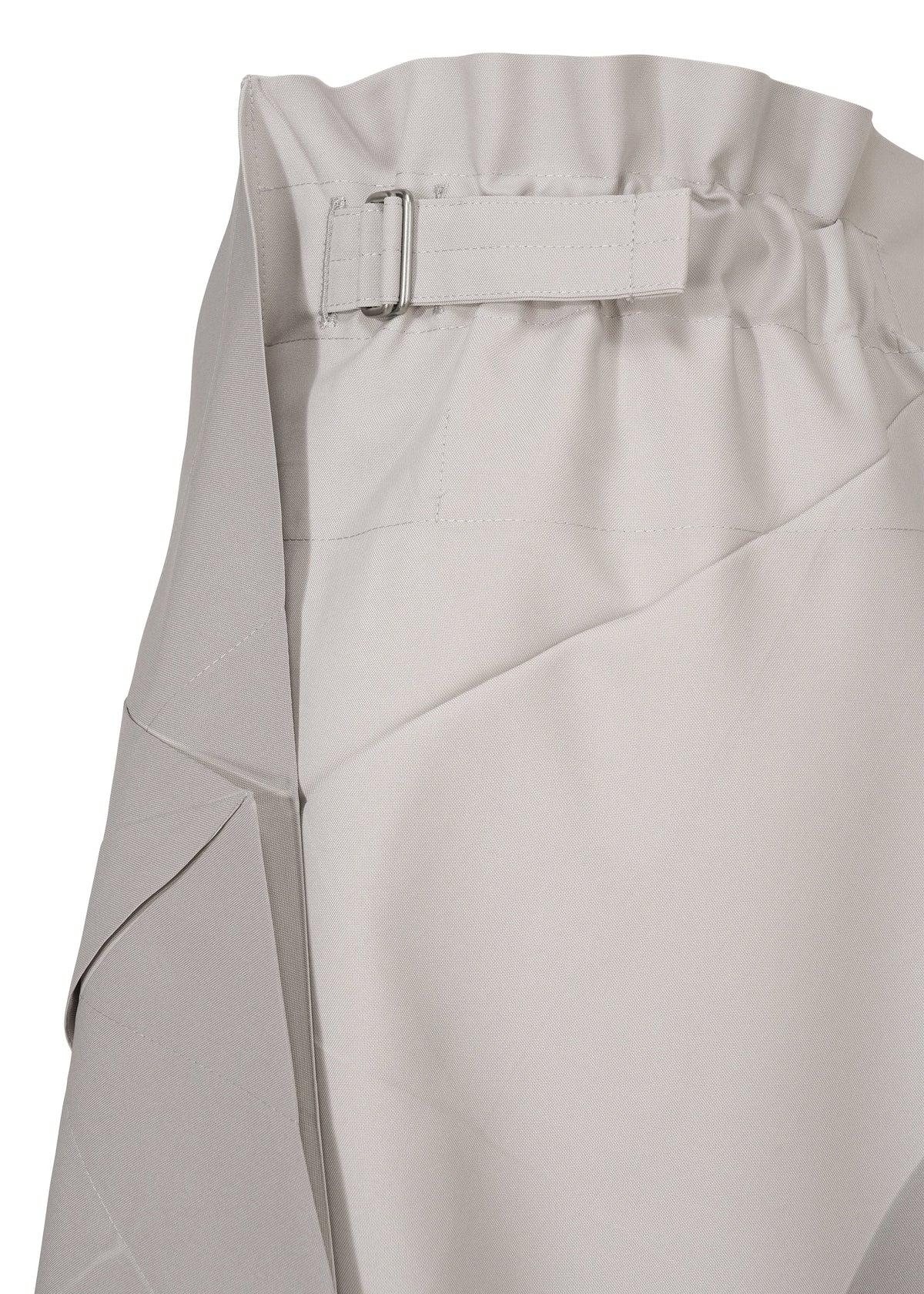 A detail shot of the 132 5. ISSEY MIYAKE NO.17 PRINT skirt.