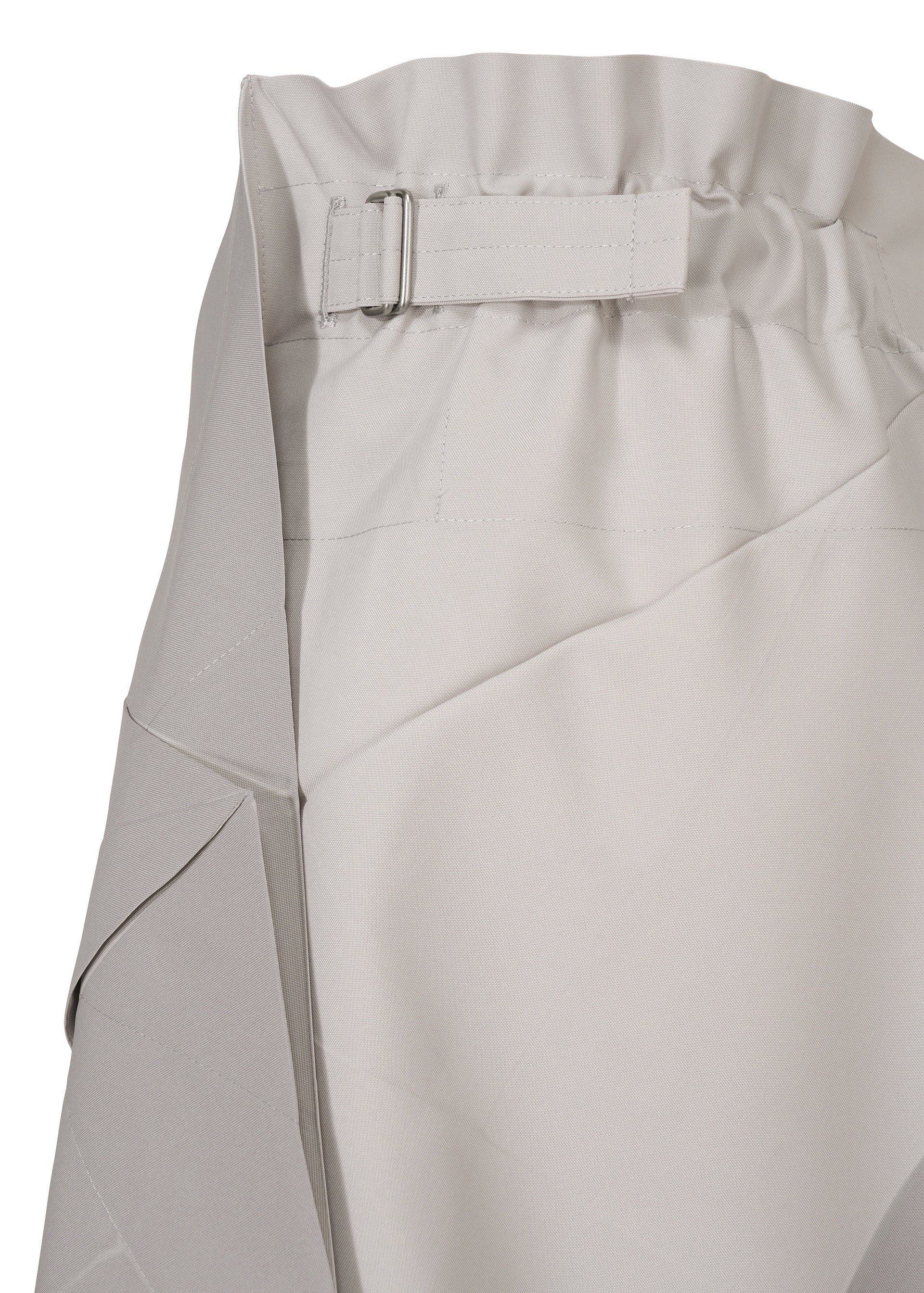 A detail shot of the 132 5. ISSEY MIYAKE NO.17 PRINT skirt.