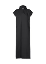 A product shot of the 132 5. ISSEY MIYAKE 132 5. FLAT 1 dress in black (15).
