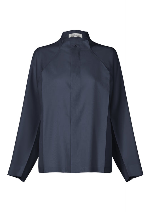 A product shot of the 132 5. ISSEY MIYAKE FOLD SHIRT shirt in navy (75).