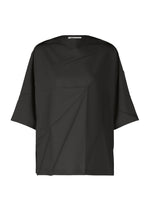 RADIAL FOLD SHIRT Top Black