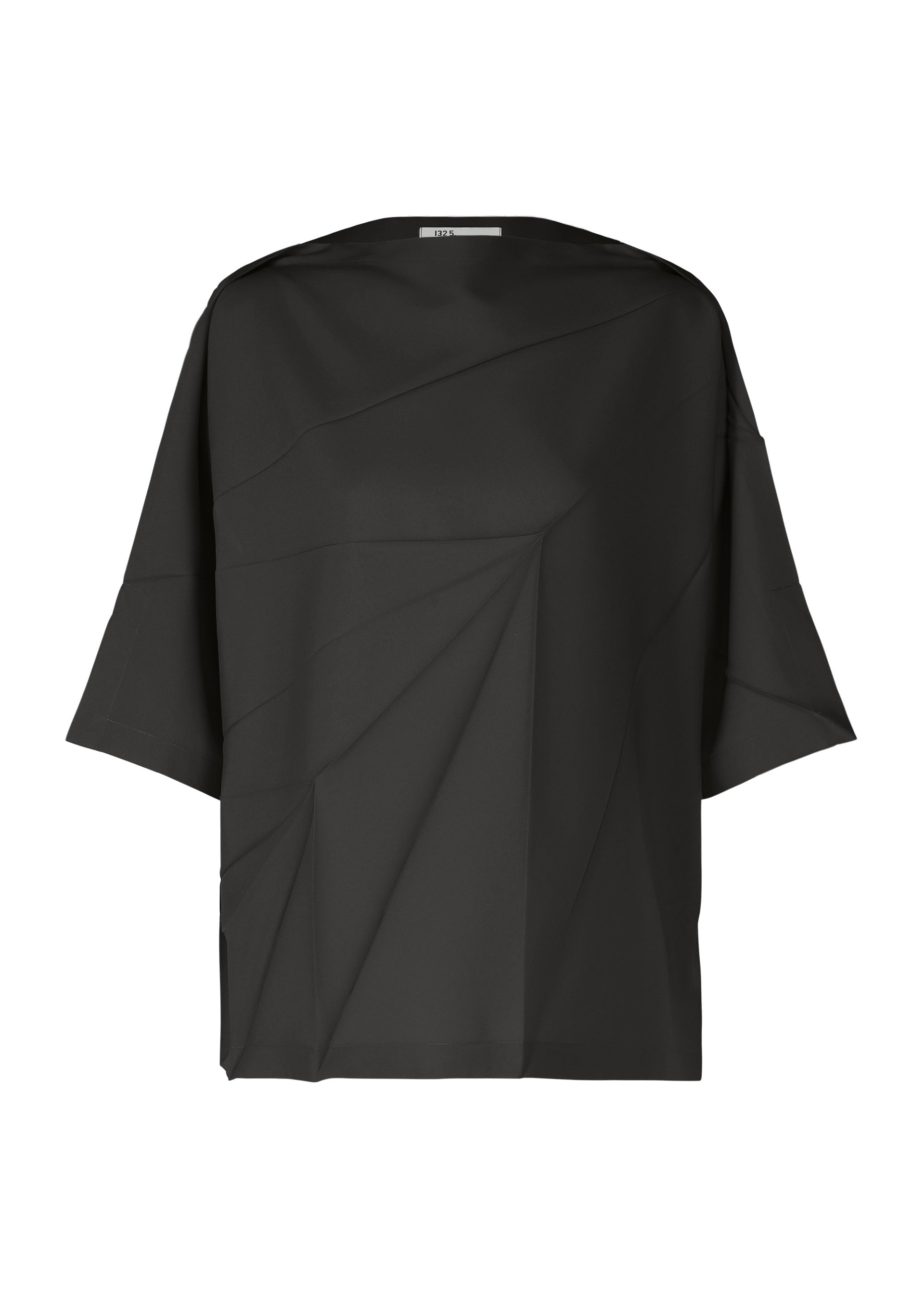 RADIAL FOLD SHIRT Top Black