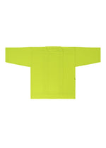 A detail shot of the 132 5. ISSEY MIYAKE FLAT TUCK T shirt.