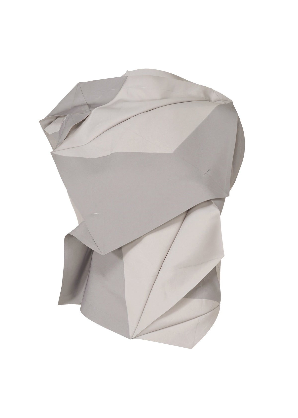 A product shot of the 132 5. ISSEY MIYAKE NO.17 PRINT shirt in grey (12).