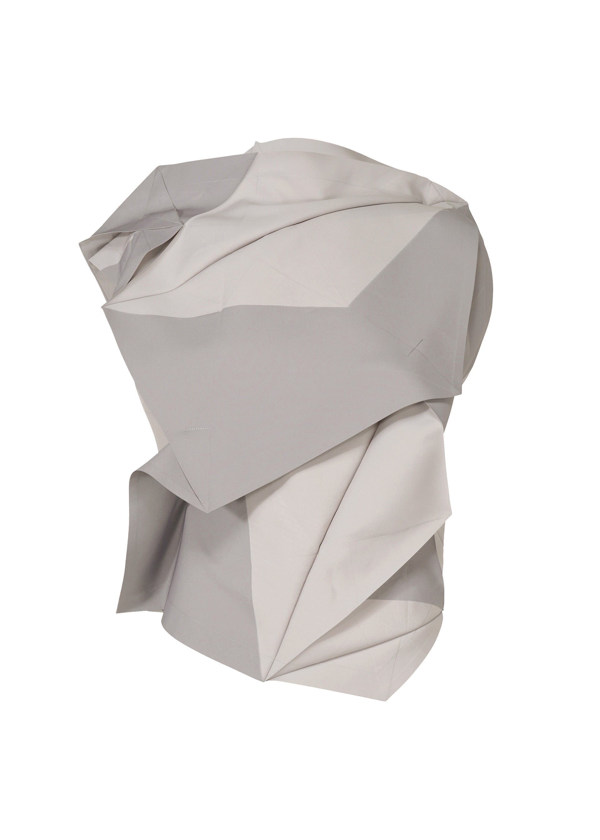 A product shot of the 132 5. ISSEY MIYAKE NO.17 PRINT shirt in grey (12).