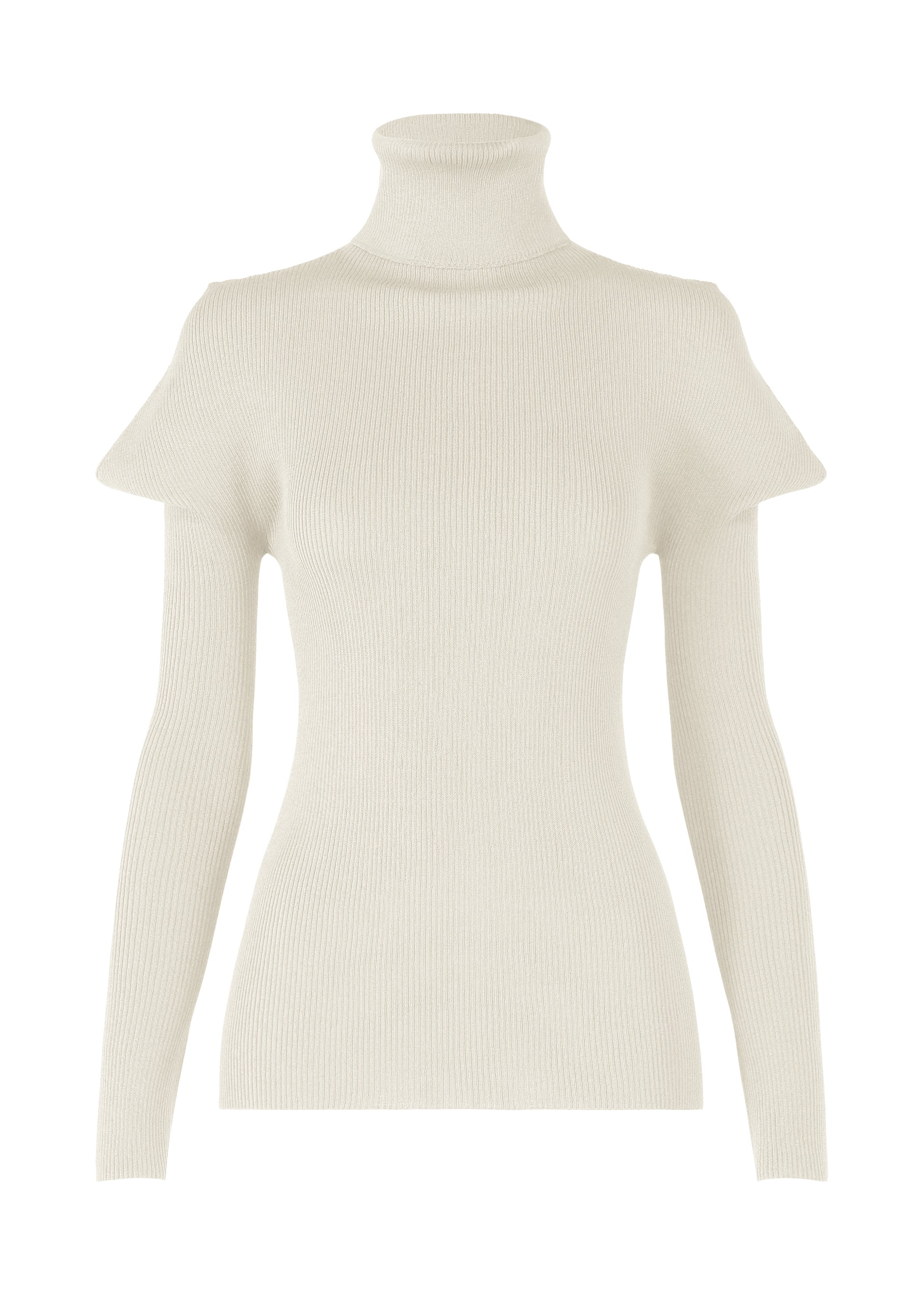 FLAT RIB KNIT 1 Top Silver White – The official ISSEY MIYAKE ONLINE ...