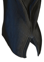 A detail shot of the 132 5. ISSEY MIYAKE FACET KNIT top.