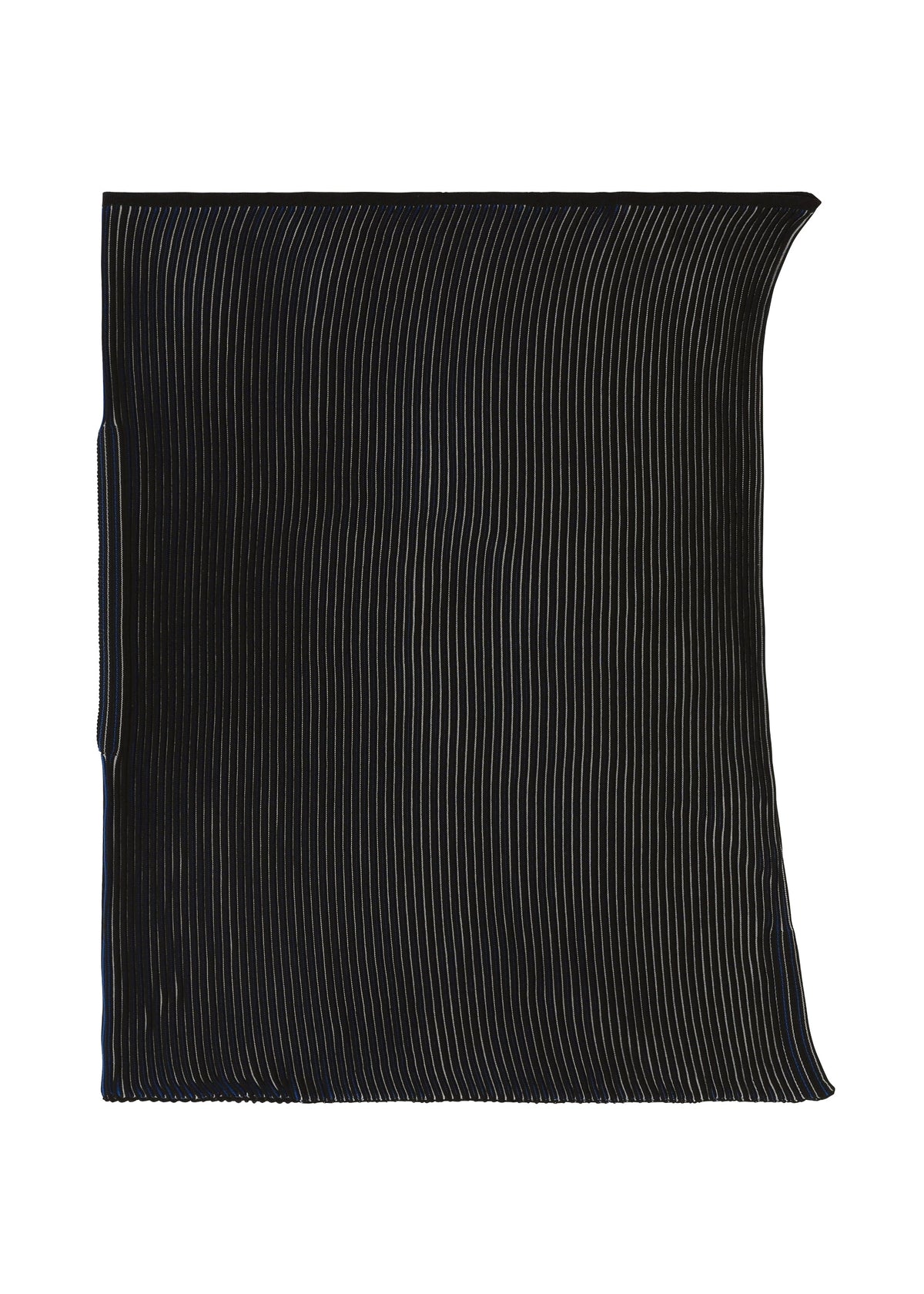 A detail shot of the 132 5. ISSEY MIYAKE FACET KNIT top.