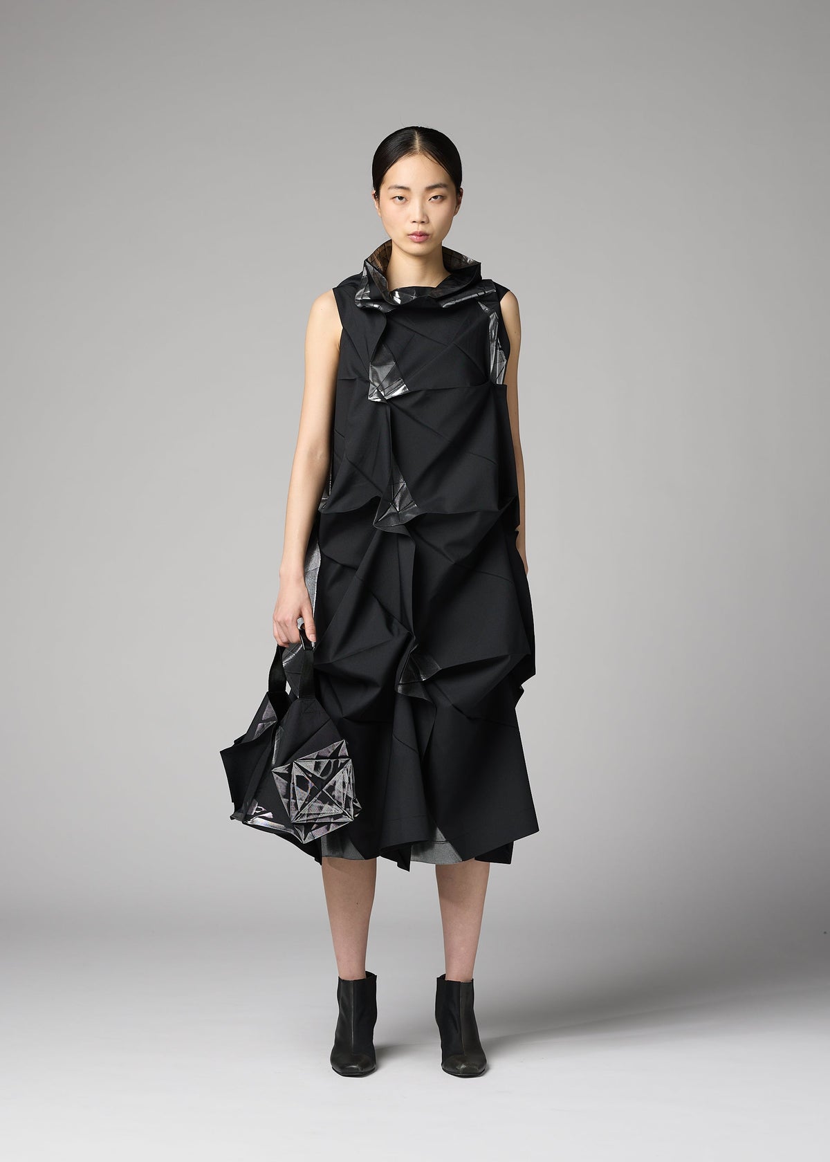 No.1-BG Bag Black x Silver