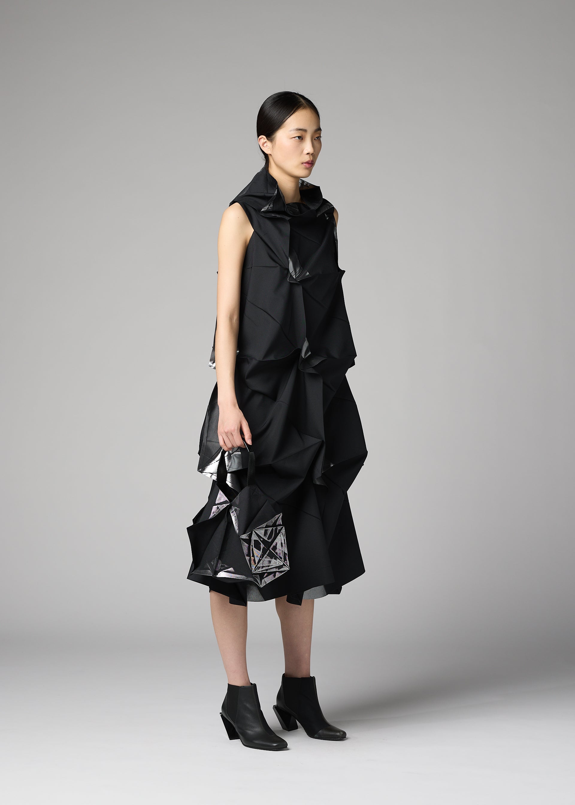 No.1-BG Bag Black x Silver