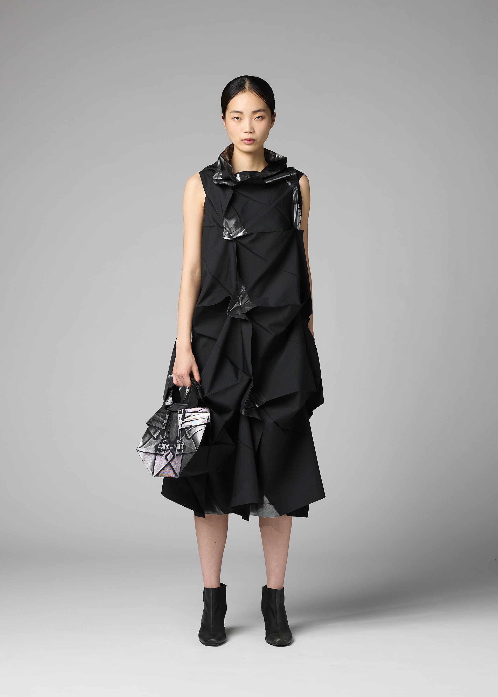 No.6-BG Bag Black x Silver