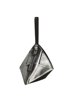 A product shot of the 132 5. ISSEY MIYAKE F-BG handbag in black×silver.
