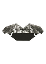 A detail shot of the 132 5. ISSEY MIYAKE F-BT trousers.