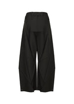 A detail shot of the 132 5. ISSEY MIYAKE F-BT trousers.