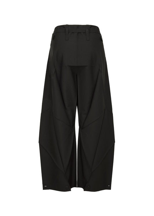 A detail shot of the 132 5. ISSEY MIYAKE F-BT trousers.
