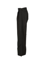 A detail shot of the 132 5. ISSEY MIYAKE F-BT trousers.