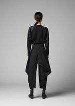 A model wears the 132 5. ISSEY MIYAKE F-BT f-bt-trousers-black-1.
