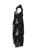 A detail shot of the 132 5. ISSEY MIYAKE No.1-1 dress.