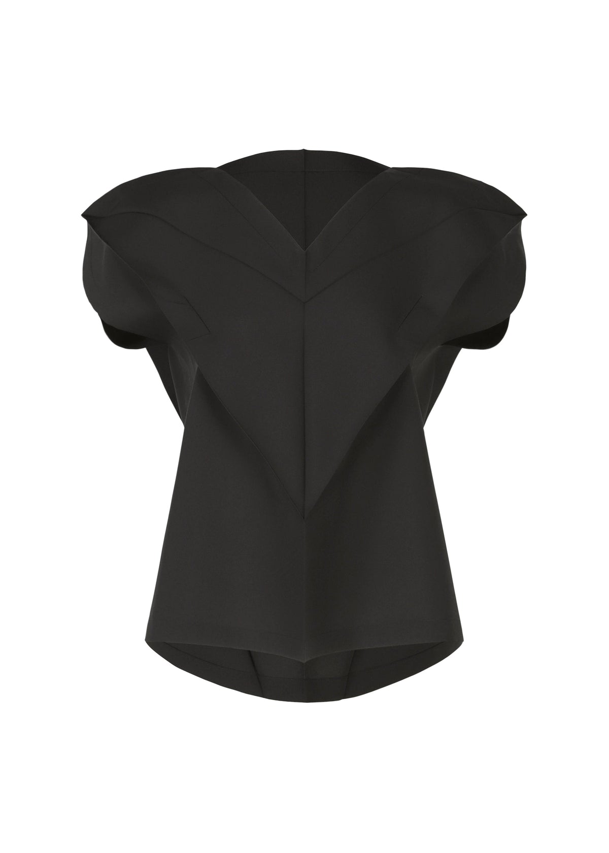 A product shot of the 132 5. ISSEY MIYAKE F-SH-1 shirt in black.