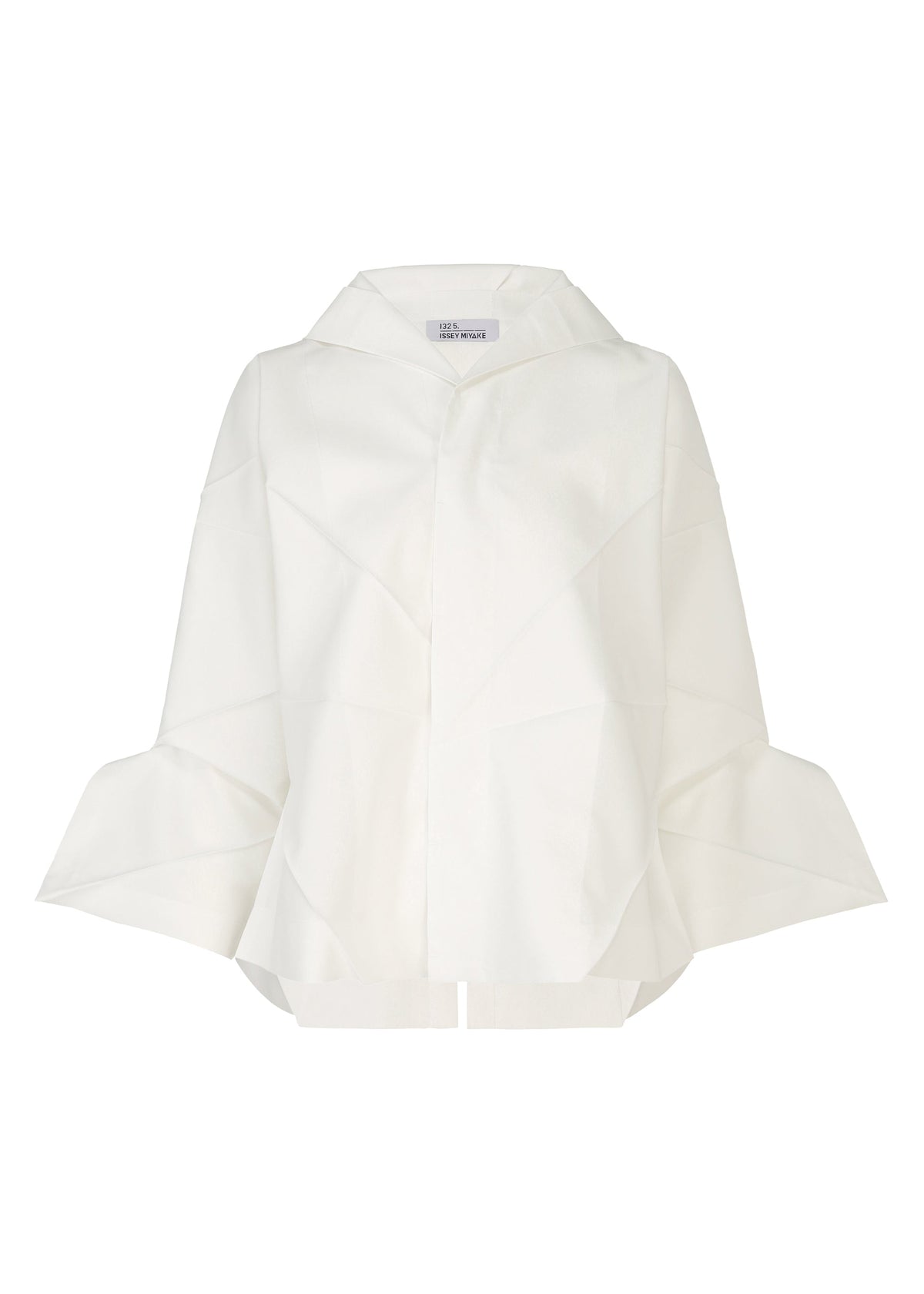 A product shot of the 132 5. ISSEY MIYAKE F-SH-1 shirt in white.