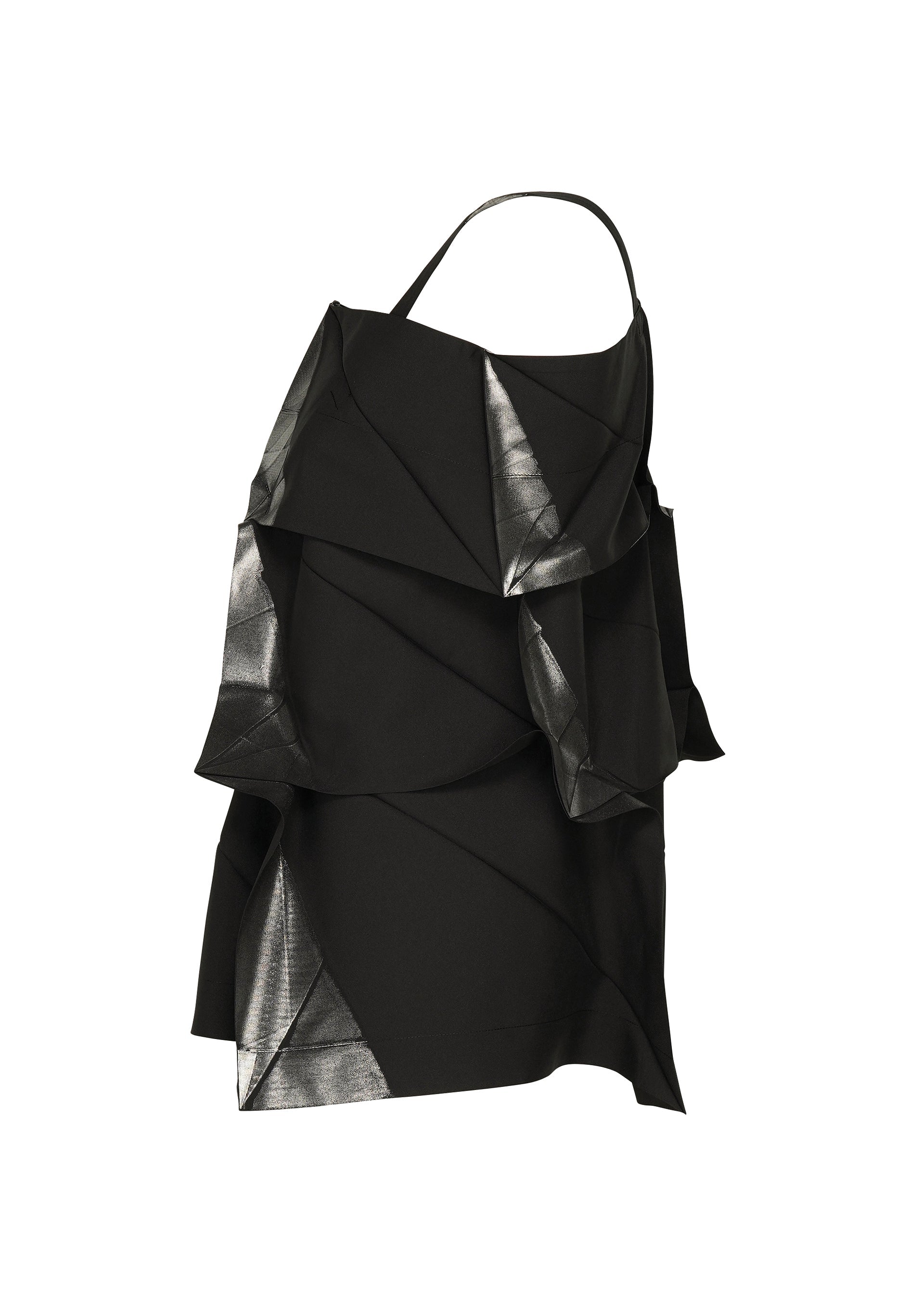 A detail shot of the 132 5. ISSEY MIYAKE No.1-1 shirt.