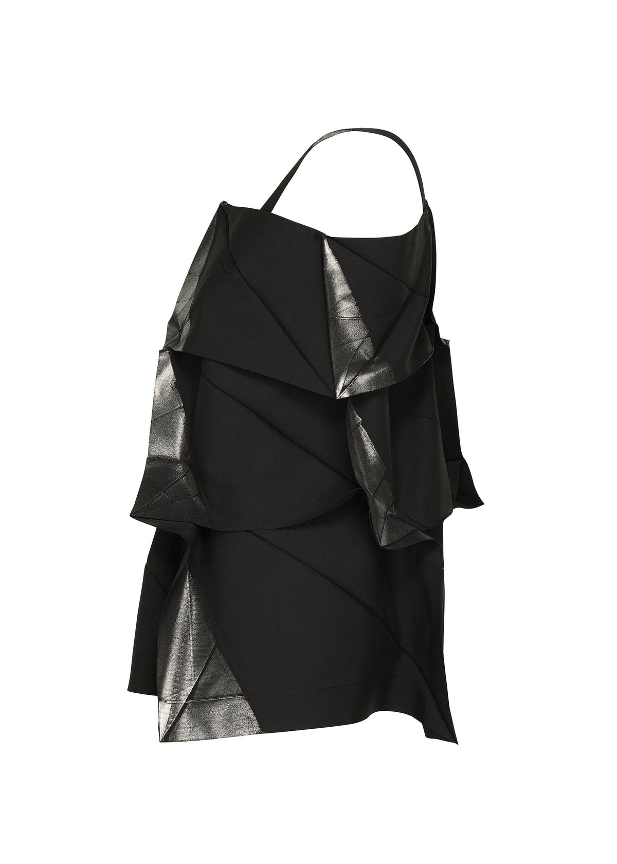 A detail shot of the 132 5. ISSEY MIYAKE No.1-1 shirt.