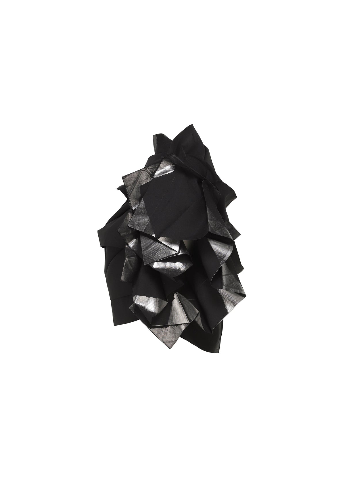 A detail shot of the 132 5. ISSEY MIYAKE No.10-2 top.