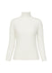 WOOLY PLEATS BK/WT-48 Top White