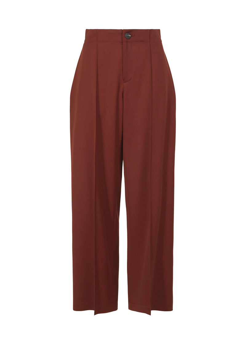 WOOL GABARDINE Trousers Bordeaux