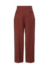 WOOL GABARDINE Trousers Bordeaux