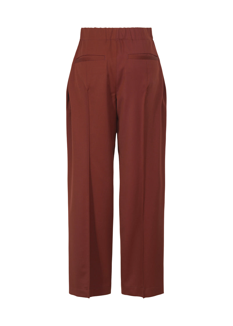 WOOL GABARDINE Trousers Bordeaux