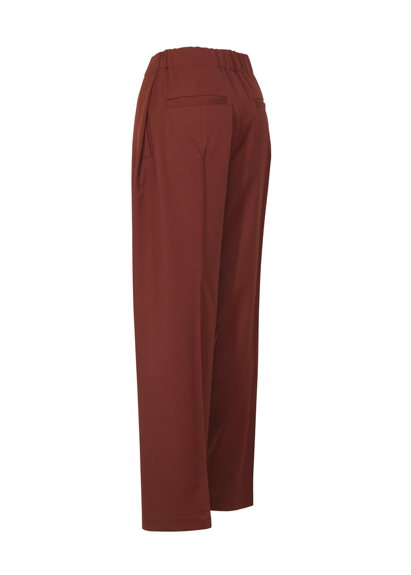 WOOL GABARDINE Trousers Bordeaux