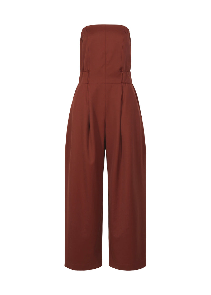 WOOL GABARDINE Jumpsuit Bordeaux