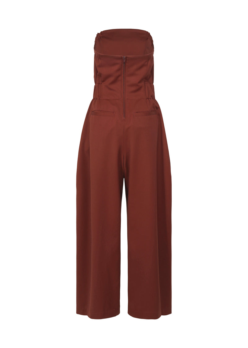 WOOL GABARDINE Jumpsuit Bordeaux