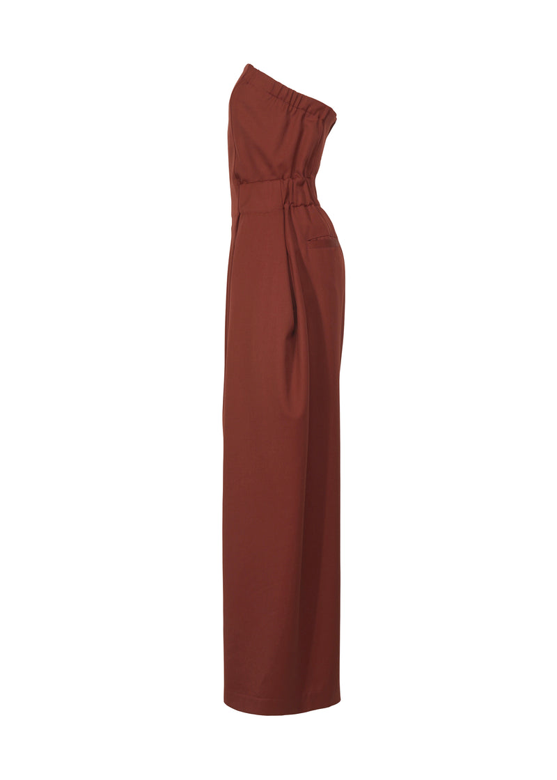 WOOL GABARDINE Jumpsuit Bordeaux