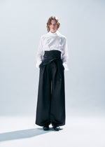 GLEAM WIDE PANTS Trousers Black