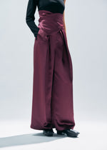 GLEAM WIDE PANTS Trousers Black