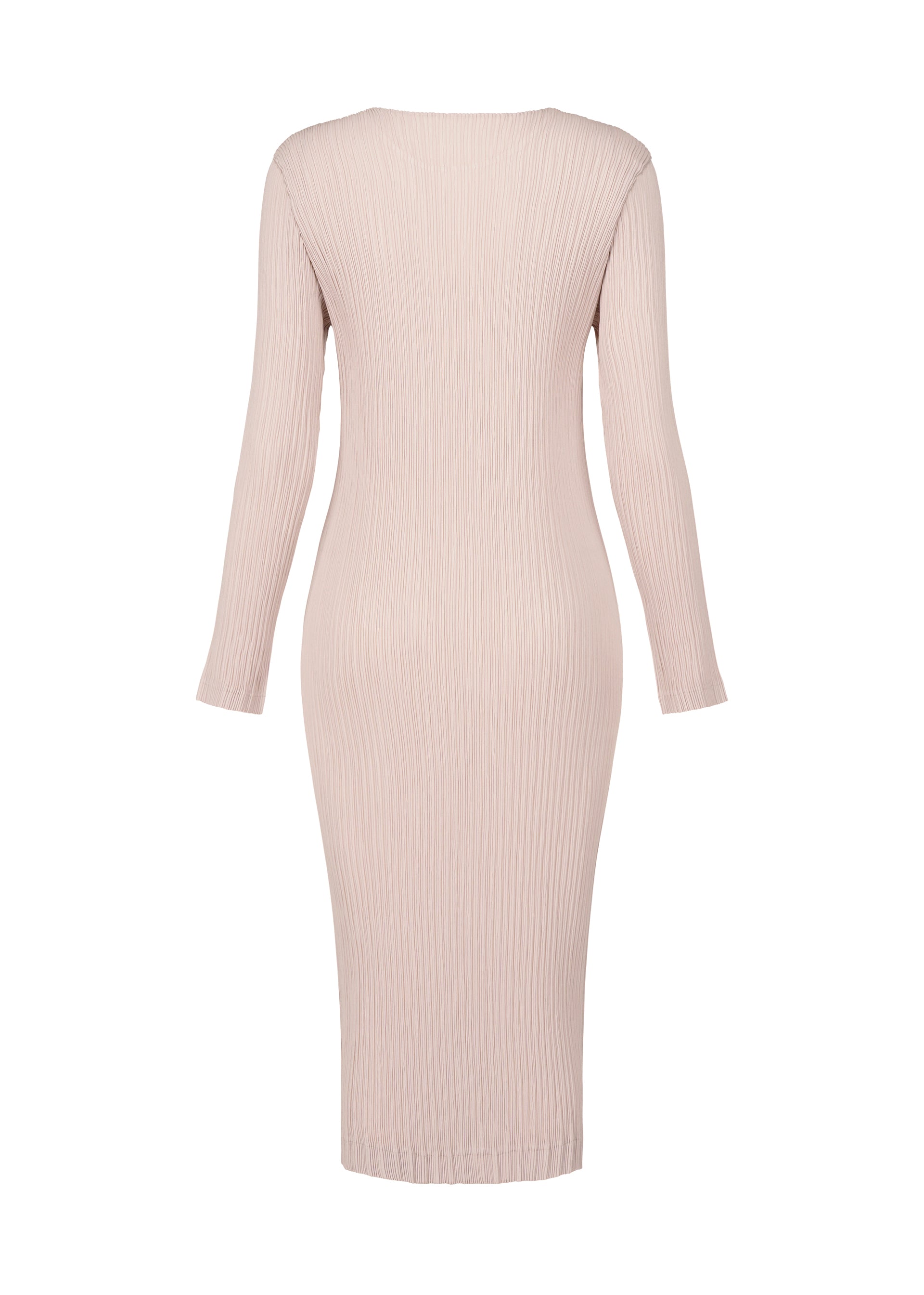 HATCHING PLEATS Dress Black