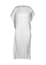 SLEEK PLEATS Dress Light Grey