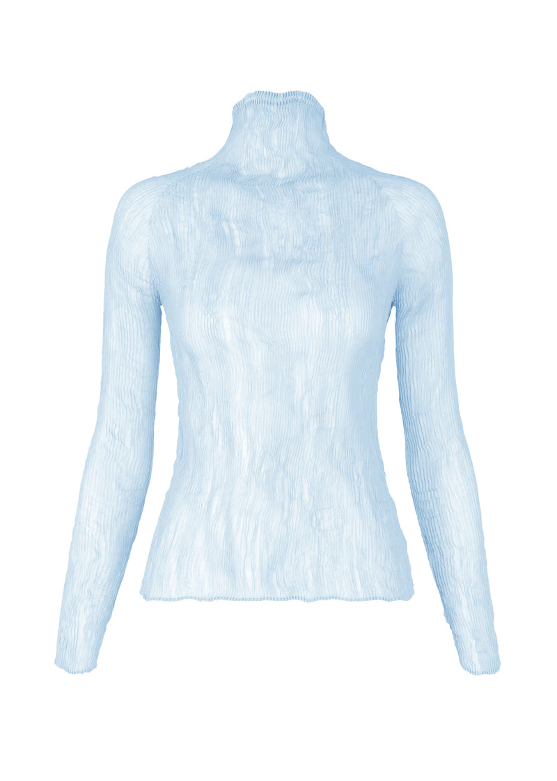 CHIFFON TWIST JANUARY Top Light Blue