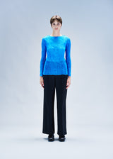 CHIFFON TWIST JANUARY Top Blue