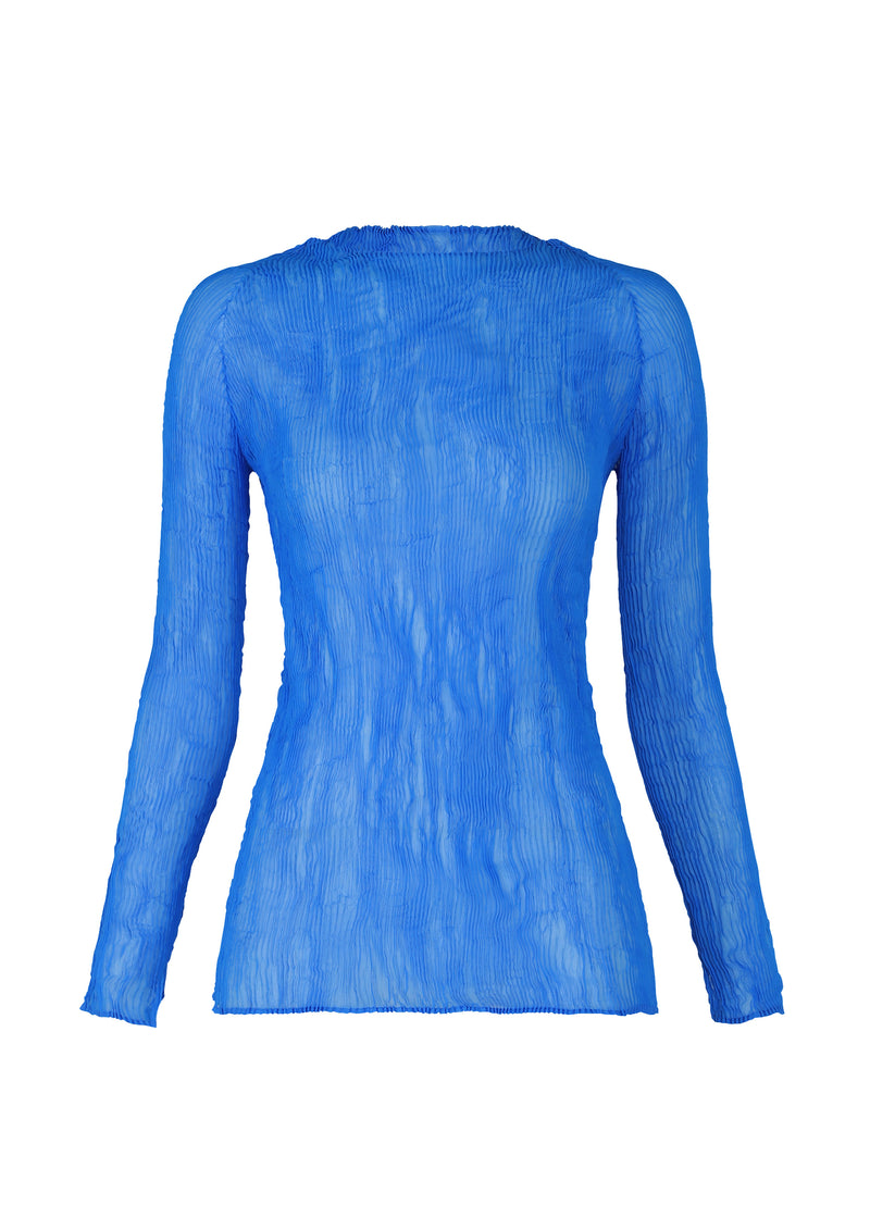 CHIFFON TWIST JANUARY Top Blue