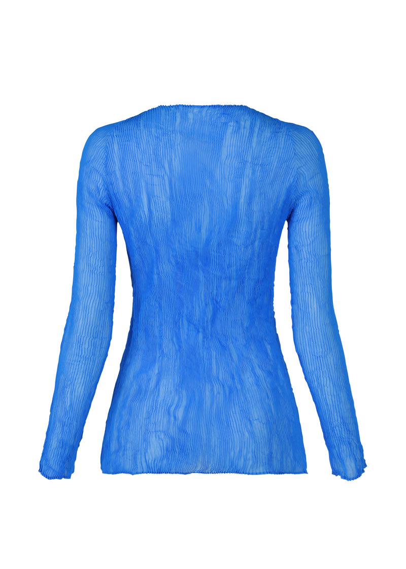 CHIFFON TWIST JANUARY Top Blue