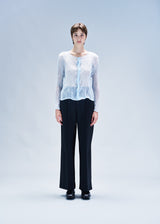 CHIFFON TWIST JANUARY Cardigan Light Blue