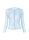 CHIFFON TWIST JANUARY Cardigan Light Blue