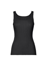 HATCHING PLEATS 2 Top Black