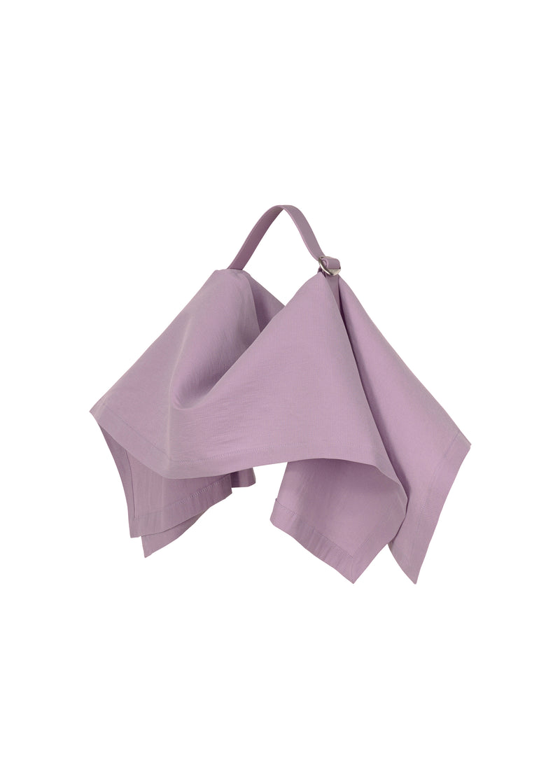 A product shot of the ISSEY MIYAKE  ENCLOTHE SQUARE bag in bellflower purple (83)