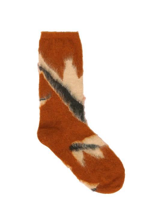A detail shot of the ISSEY MIYAKE VIGOR SOCKS socks.