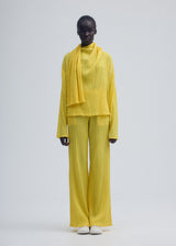 KARAMI WOOL Trousers Patrinia Yellow