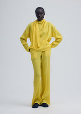 KARAMI WOOL Trousers Patrinia Yellow